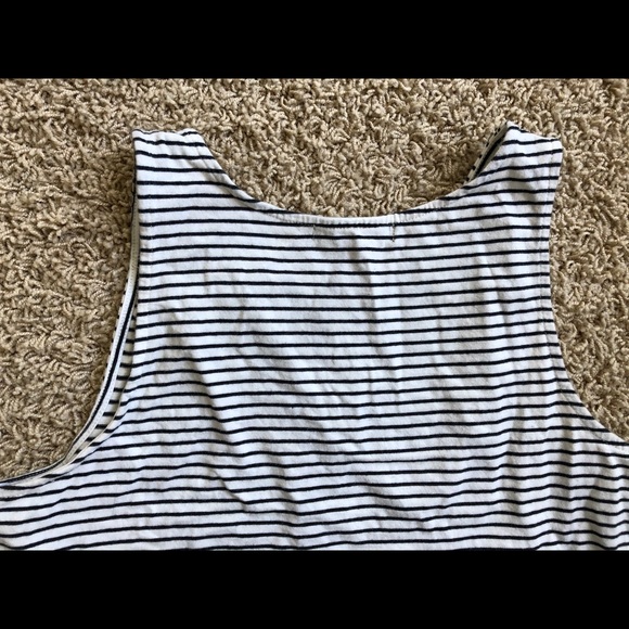 F21 soft stripe pattern crop top sz L - Picture 10 of 14